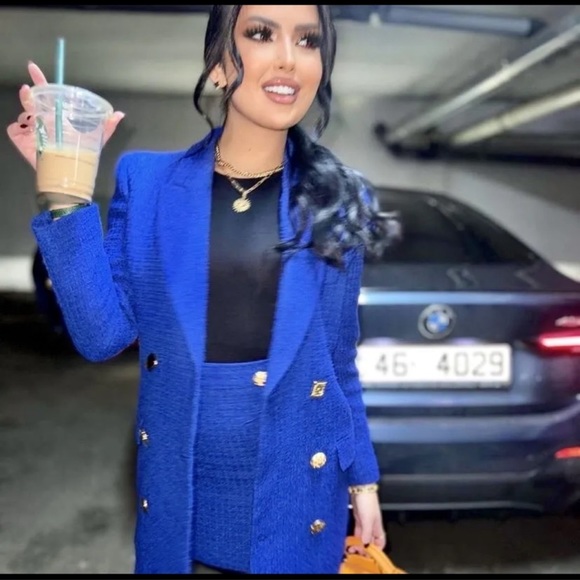 ZARA TEXTURED BLAZER - Picture 11 of 16